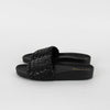 Cole Haan Black Braided Sliders
