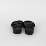 Cole Haan Black Braided Sliders