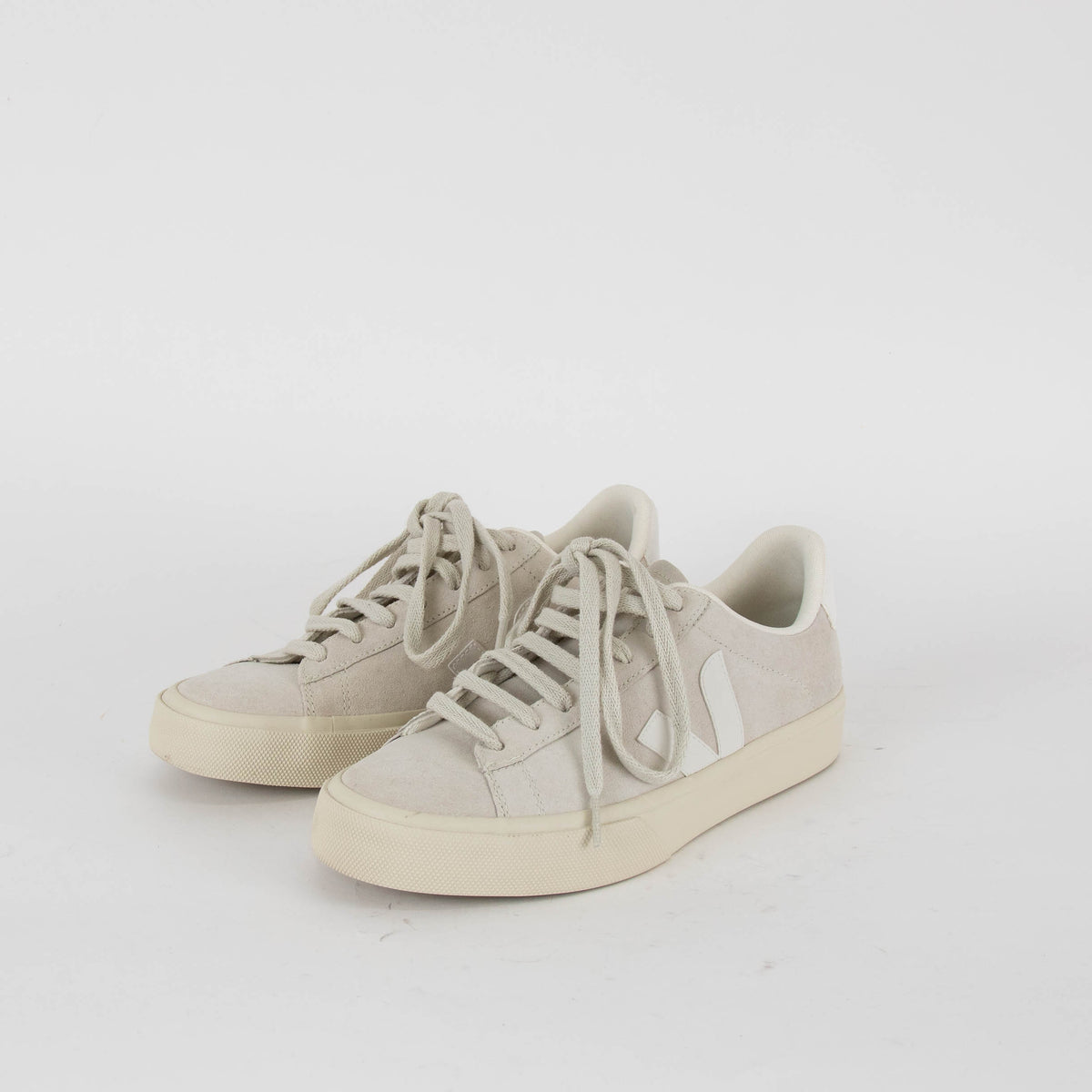 Veja Off White Suede Campus Trainers