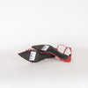 Jil Sander Papered Calf Cranberry Sandal
