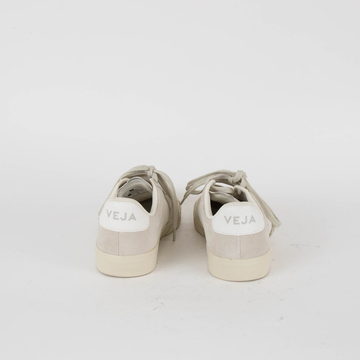 Veja Off White Suede Campus Trainers