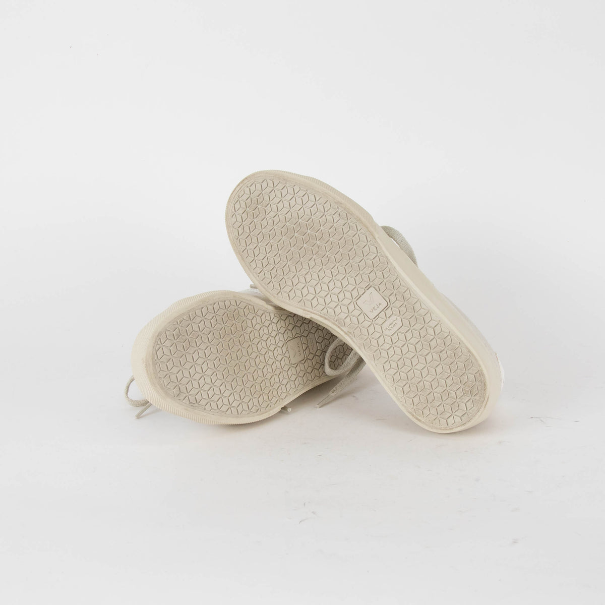 Veja Off White Suede Campus Trainers