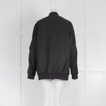 Acne Studios Black Nylon Bomber Jacket