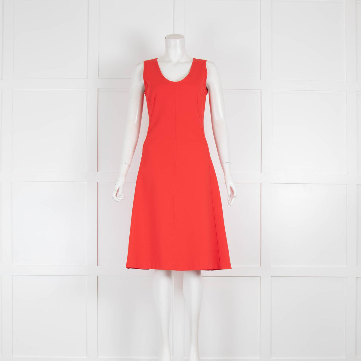 Joseph Red Fit and Flare Shift Dress