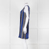 Missoni Knitted Shift Dress with Blue Knitted Frill