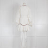 Vita Grace White Dress With Yellow Small Pattern