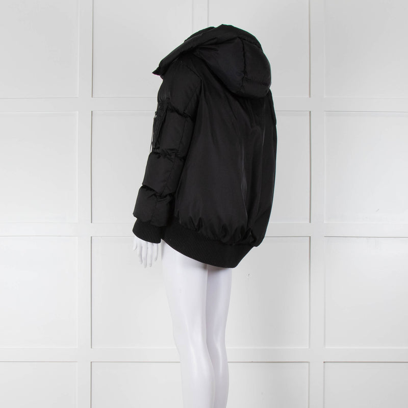 Moncler Black Nylon Autun Giubutto Bomber