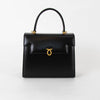 Launer London Black Traviata Leather Bag