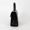 Launer London Black Traviata Leather Bag