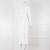 Choice Black Label White Pintuck Broderie Anglaise Dress
