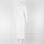 Choice Black Label White Pintuck Broderie Anglaise Dress