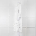 Choice Black Label White Pintuck Broderie Anglaise Dress
