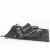 Maje Black Gold Leather Clogs