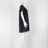 Stella McCartney Navy Cotton Blend Broidery Hem Dress
