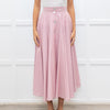 Jour/Ne Pink And White Stripe Circular Skirt