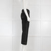 Khaite Raquel Black with White Stiching Jeans
