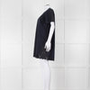 Stella McCartney Navy Cotton Blend Broidery Hem Dress