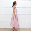 Jour/Ne Pink And White Stripe Circular Skirt