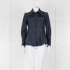 Pamela Milano Blue Denim Front Pocket Detail Shirt