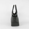Marc Ella London Dark Green Sliver Trim Leather Shopper