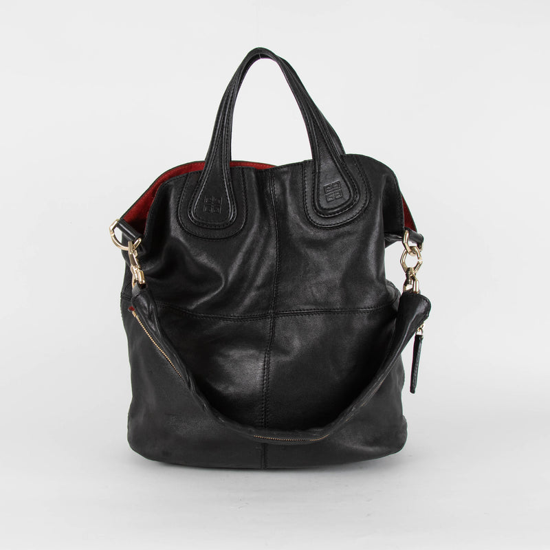 Givenchy Black Leather Nightingale Tote