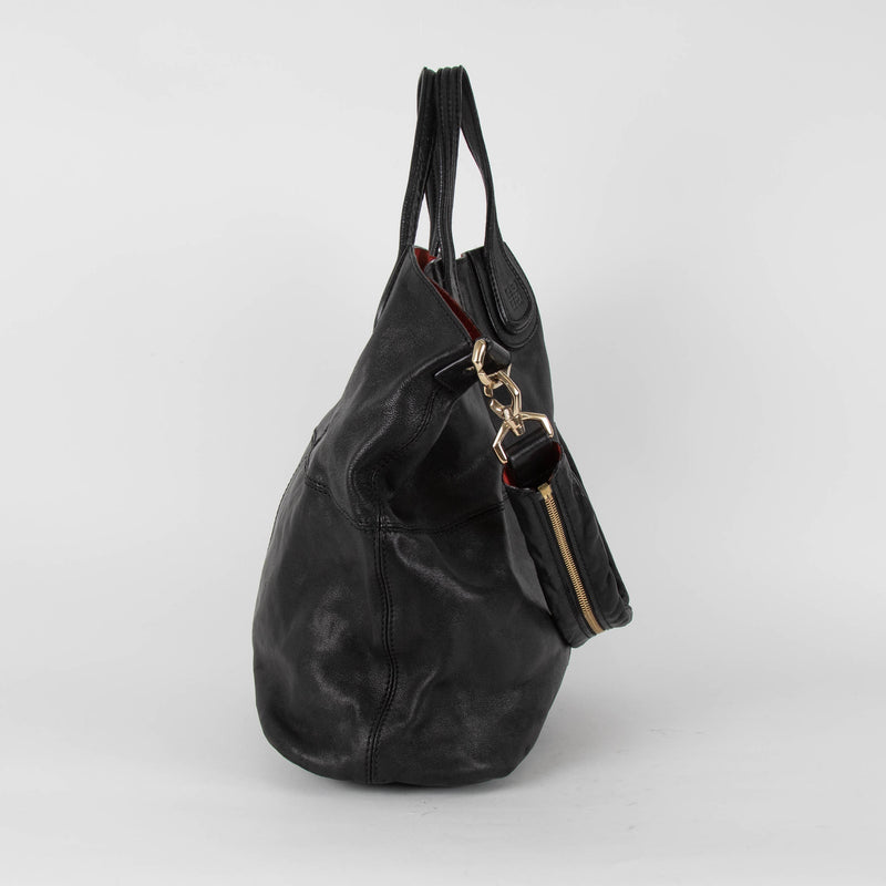 Givenchy Black Leather Nightingale Tote