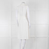 Ba & Sh Cream Buttoned Up Sleeveless Dress