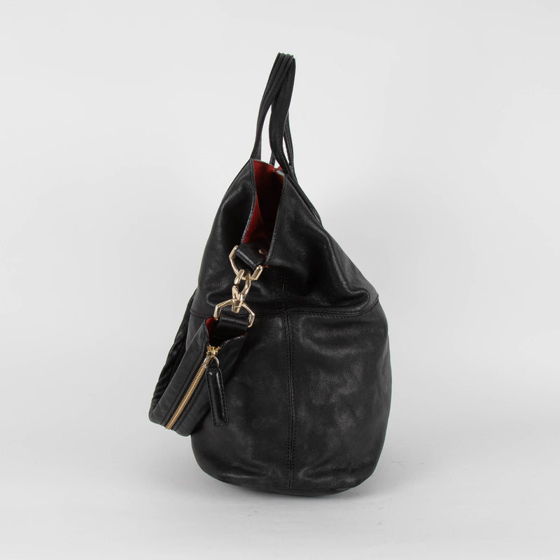 Givenchy Black Leather Nightingale Tote