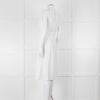 Ba & Sh Cream Buttoned Up Sleeveless Dress