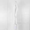 Ba & Sh Cream Buttoned Up Sleeveless Dress
