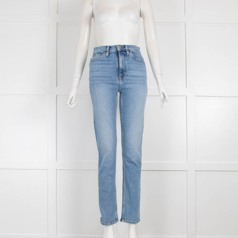 Re/Done Blue Slim Leg Jeans