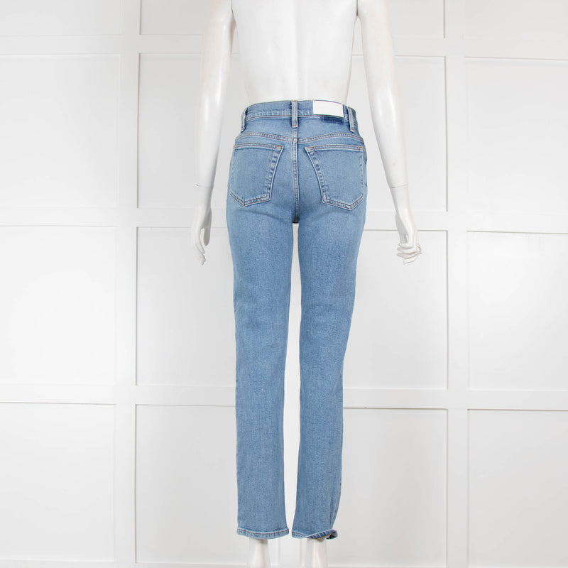 Re/Done Blue Slim Leg Jeans