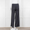 Margaret Howell Blue Wool Wide Leg Trousers