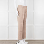 Stella McCartney Neutral Turn Up Hem Trousers
