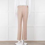 Stella McCartney Neutral Turn Up Hem Trousers