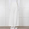 Zoe Milano Cream Belted Wide Trousers
