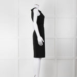 Prada Black Belted Knee Length Shift Dress