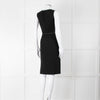 Prada Black Belted Knee Length Shift Dress