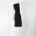 Prada Black Belted Knee Length Shift Dress