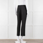 Stella McCartney Black Silk Cropped Trousers