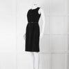 Prada Black Belted Knee Length Shift Dress