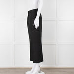 Stella McCartney Black Silk Cropped Trousers