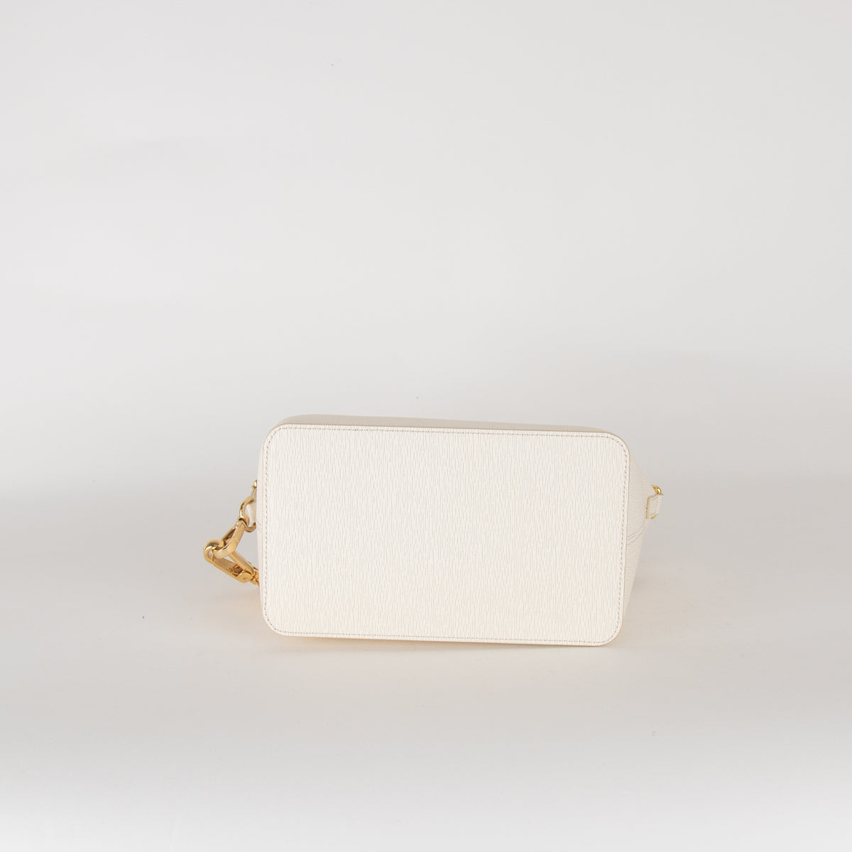 Rejina Pyo Cream Textured Leather Small Shoulder Bag