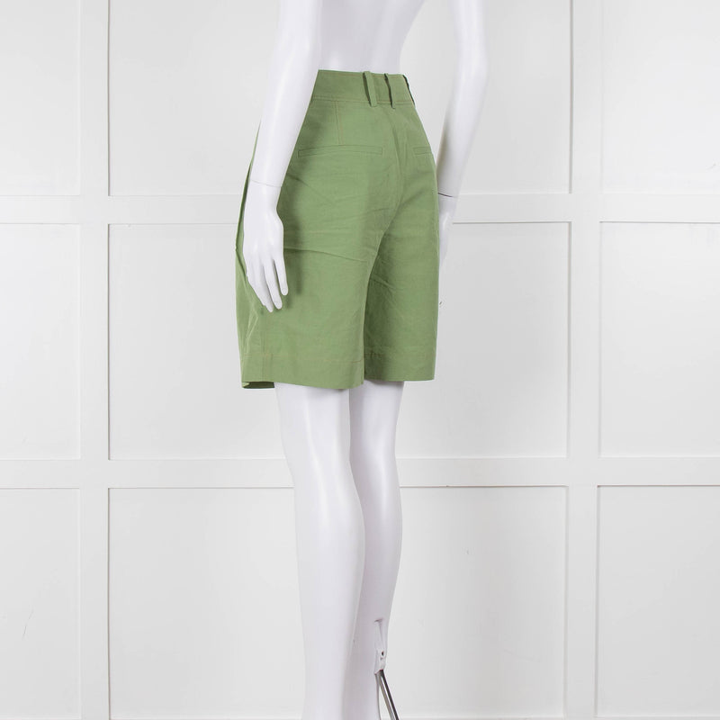 Rejina Pyo Green High Waisted Shorts