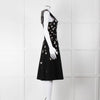 Bottega Veneta Black Knit Butterfly Fit and Flare Sleeveless Dress