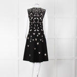 Bottega Veneta Black Knit Butterfly Fit and Flare Sleeveless Dress