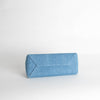 Demellier Pale Blue Denim Cannes Slim Clutch Bag