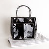 Anya Hindmarch Black Patent Leather Tote Bag