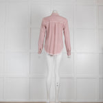 Rails Pink Shirt with Frayed Edges