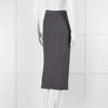 Issey Miyake Pleats Please Grey Pleated Long Skirt
